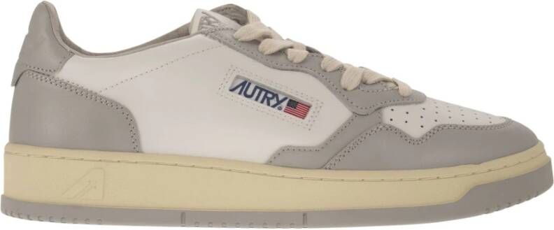 Autry Vintage-geïnspireerde Bicolor Sneakers White Heren