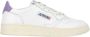 Autry Witte Leren Sneakers met Lila Accenten White Dames - Thumbnail 45