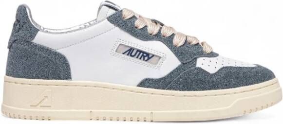 Autry Vintage-geïnspireerde Lage Sneakers Wit Grijs - Foto 2