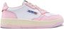 Autry Witte en Roze Lage Leren Sneakers Witte Roze Leren Sneakers voor Dames Multicolor White Dames - Thumbnail 52