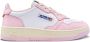 Autry Witte en Roze Lage Leren Sneakers Witte Roze Leren Sneakers voor Dames Multicolor White Dames - Thumbnail 41