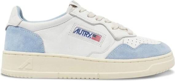 Autry Vintage-geïnspireerde Medalist Low Sneaker voor vrouwen White Dames