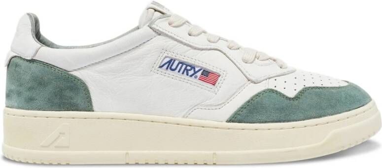 Autry Vintage-geïnspireerde Medalist Low Sneaker White Heren