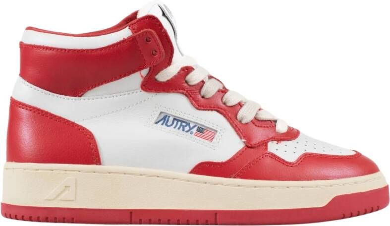 Autry Vintage High-Top Sneakers Multicolor Dames