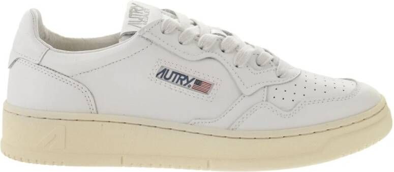 Autry Vintage Lage Leren Sneakers White Heren