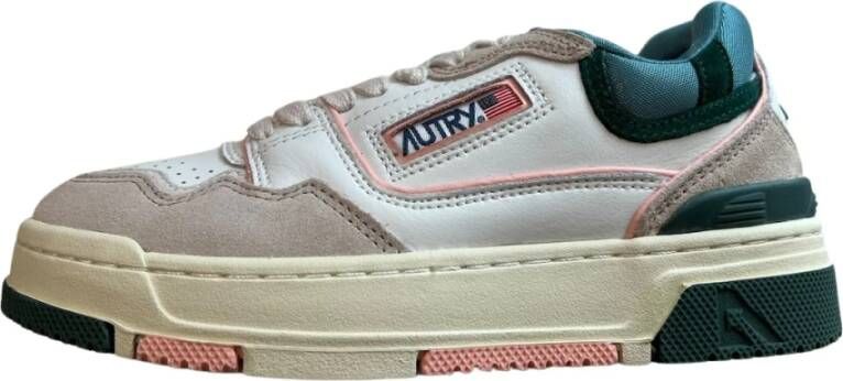 Autry Vintage lage profiel leren sneakers Meerkleurig Dames