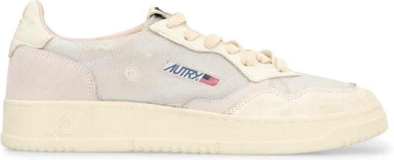 Autry Vintage lage sneakers met versleten details