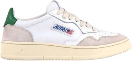 Autry Vintage Lage Sneakers van Leer Green Dames