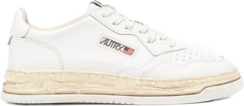 Autry Vintage Lage Sneakers voor Mannen