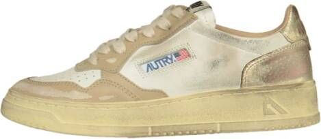 Autry Vintage Lage Sneakers voor Vrouwen White Dames