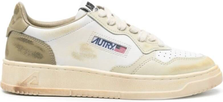 Autry Vintage Leren Sneakers Multicolor Heren