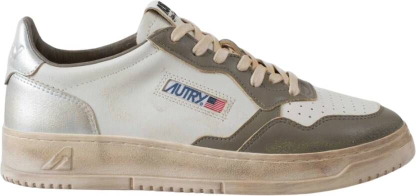 Autry Vintage Leren Sneakers Multicolor Heren