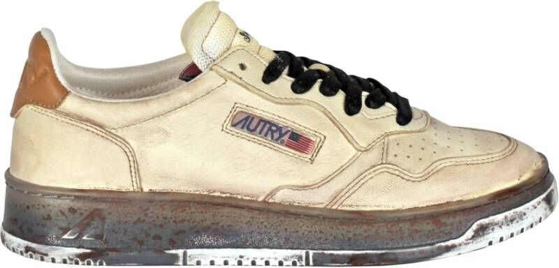 Autry Vintage Leren Sneakers Super Model