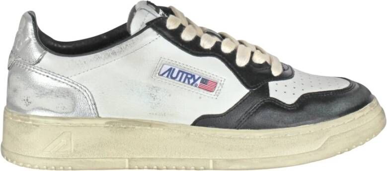 Autry Vintage Leren Sneakers Super Model Multicolor Dames