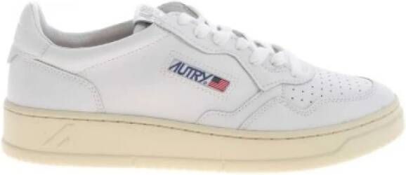 Autry Vintage Leren Sneakers Wit