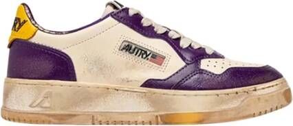 Autry Vintage Low Medalist Sneakers Purple Dames