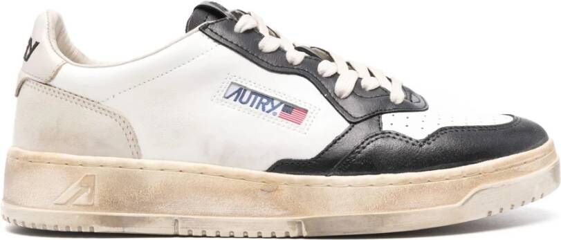 Autry Vintage Low Super Medalist Sneakers Black Heren