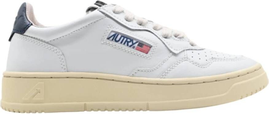 Autry Vintage Low Top White Blue Sneakers White Heren