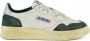 Autry Vintage Medalist Leren Sneakers Groen Wit White Dames - Thumbnail 18