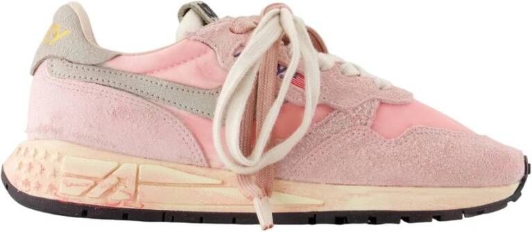Autry Vintage Roze Nylon Sneakers