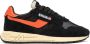 Autry Vintage stijl hardloopschoen in zwart en oranje Black Heren - Thumbnail 1