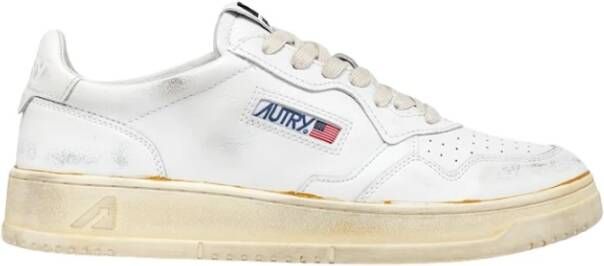 Autry Vintage Stijl Lage Sneakers White Heren