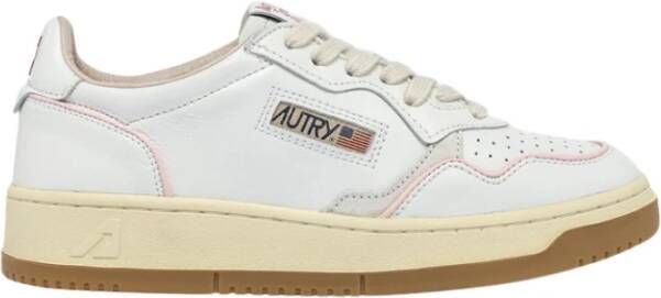 Autry Vintage Stijl Leren Sneakers White Dames