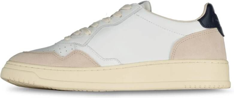 Autry Witte leren sneakers met groene hiel geïnspireerd op jaren 80 design White Heren - Foto 15