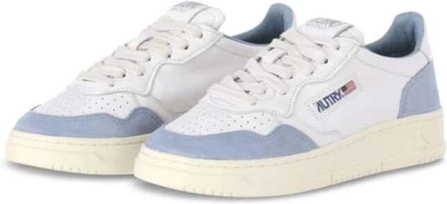 Autry Vintage stijl Sneakers met suède accenten White Heren