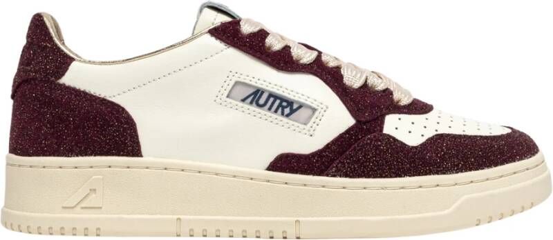 Autry Vintage Suède Sneaker met Toon-op-Toon Details