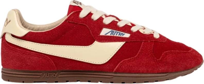 Autry Vintage Windspin Ruby Suède Sneakers