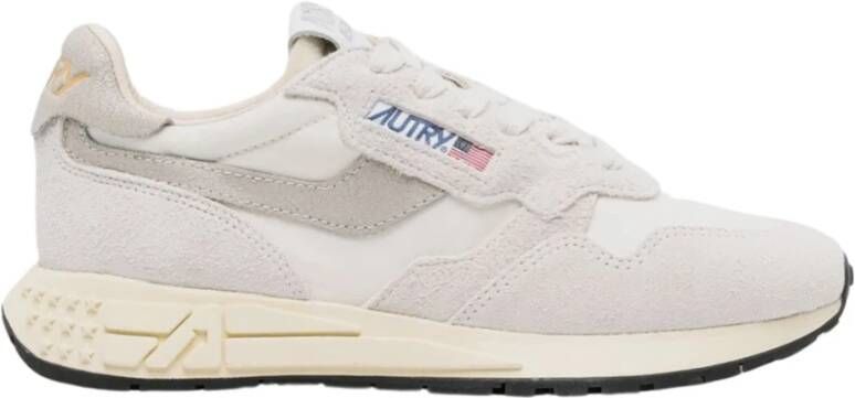 Autry Reelwind Sneakers Vintage-geïnspireerde Prestatieschoenen Beige