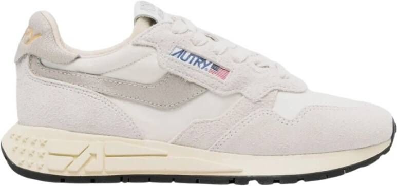 Autry Reelwind Sneakers Vintage-geïnspireerde Prestatieschoenen Beige Heren