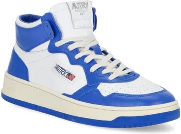 Autry Wit Blauwe Heren Sneakers Blauw Heren