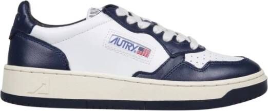 Autry Wit Blauwe Sneaker
