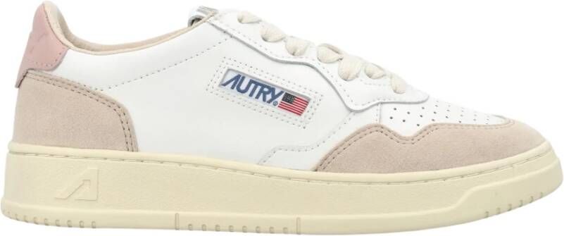 Autry Wit Roze Sneakers Aw23 Collectie Meerkleurig Dames