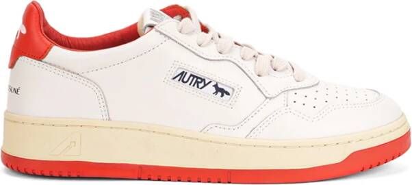 Autry Witte Action Platte Schoenen Medalist