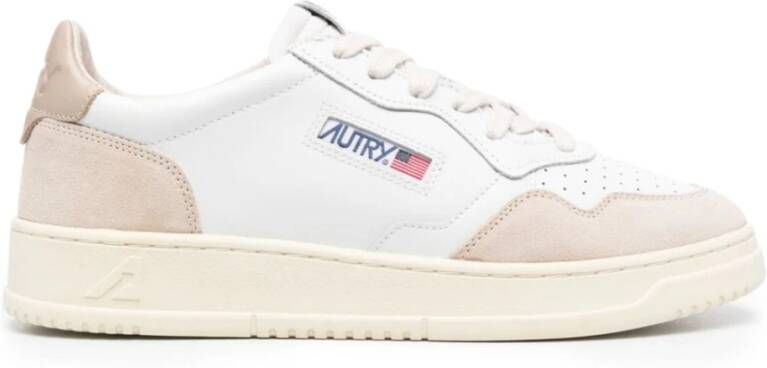 Autry Witte Beige Panel Sneakers - Foto 2