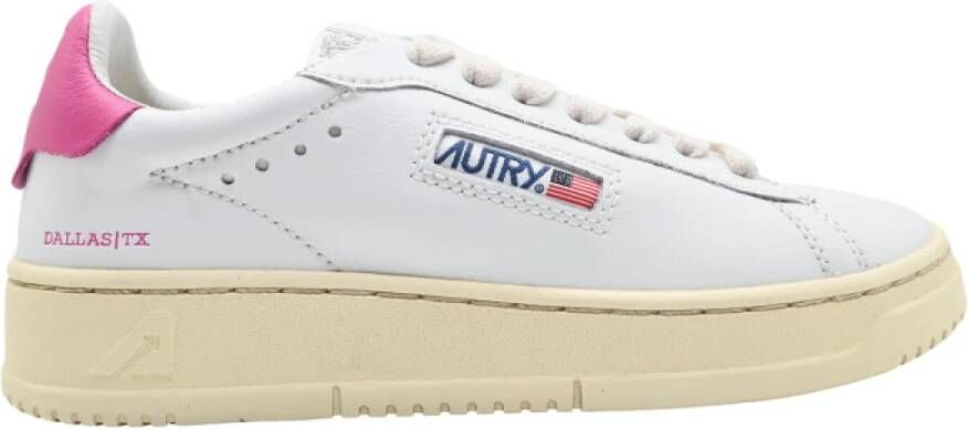 Autry Witte Bubble Lage Top Sneakers Multicolor Dames