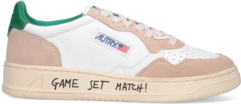 Autry Witte Casual Sneakers Wit Heren
