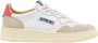 Autry Witte en beige suède sneakers moderne tennisstijl - Thumbnail 1