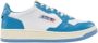 Autry Witte & Blauwe Leren Sneakers Multicolor Dames - Thumbnail 1