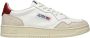 Autry Witte en Rode Medalist Lage Sneakers - Thumbnail 1
