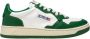 Autry Witte Groene Leren Sneakers met Geperforeerde Neus Green Heren - Thumbnail 1