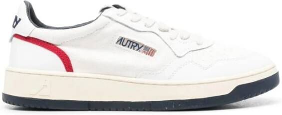 Autry Witte Lage Capsule Sneakers Wit Heren