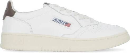 Autry Witte Lage Sneakers van Leer voor Mannen White Heren