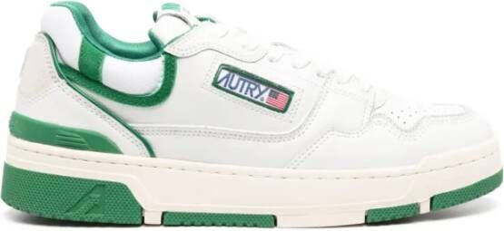 Autry Lage Leren Sneaker met Geperforeerde Neus Multicolor Dames - Foto 3