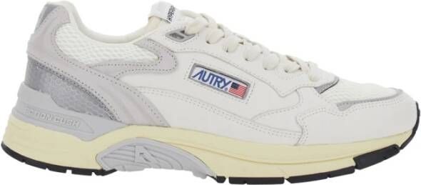 Autry Witte lage sneakers met logo