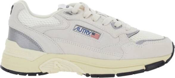 Autry Witte lage sneakers met logo