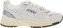 Autry Witte lage sneakers met logo - Thumbnail 1